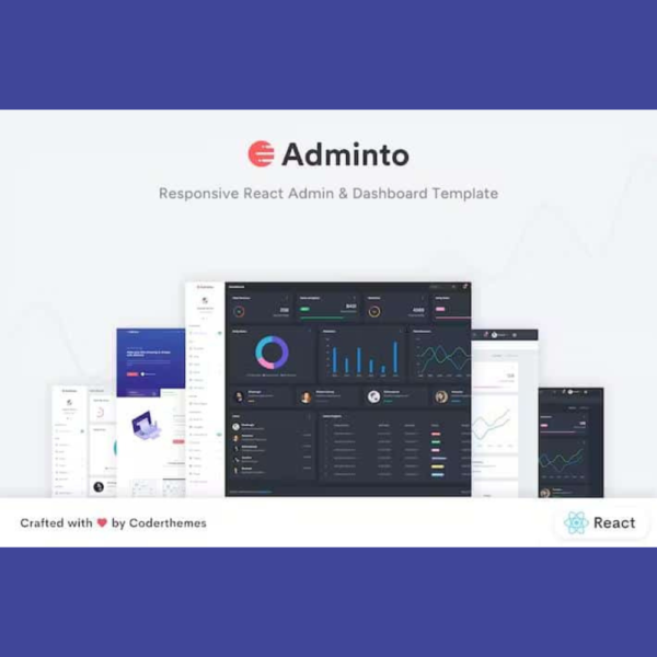 Adminto – React Admin & Dashboard HTML Template