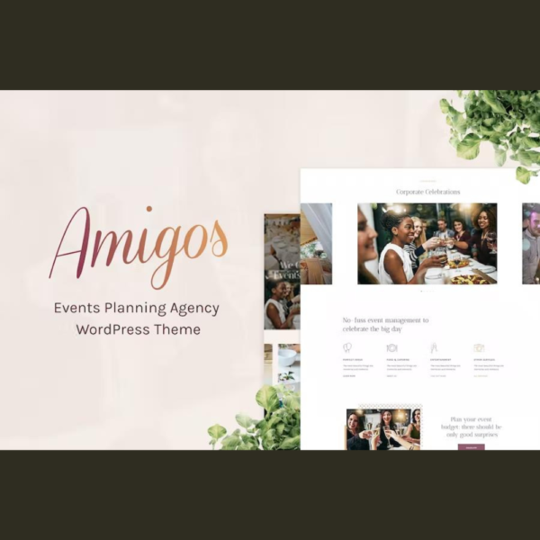 Amigos – Party & Celebration Event Agency WordPress Theme