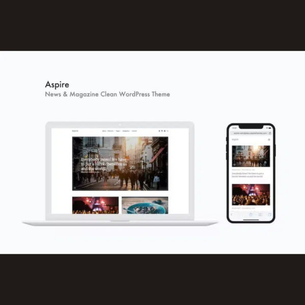 Aspire – News & Magazine Clean WordPress Theme