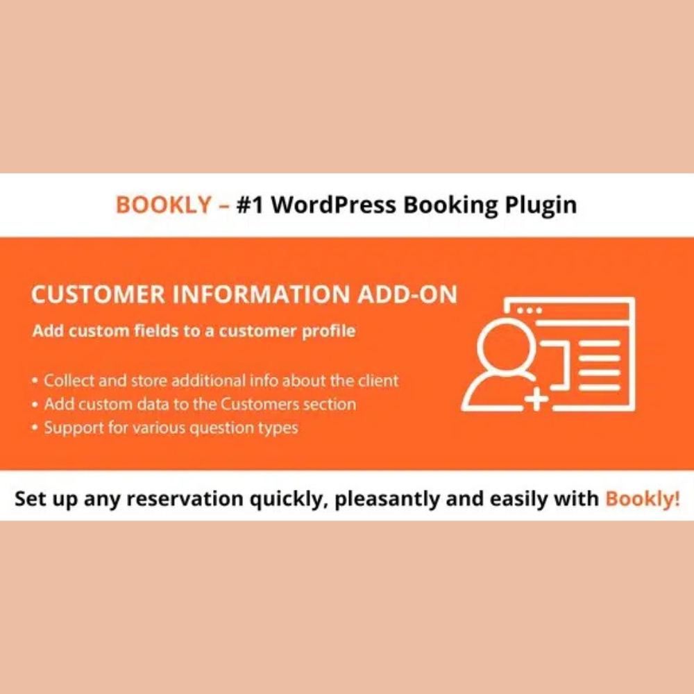 Bookly Customer Information Add-on Bookly Customer Information Add-on - Image 1