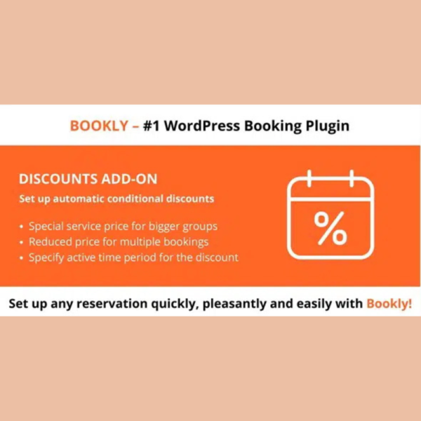 Bookly Discounts Add-on