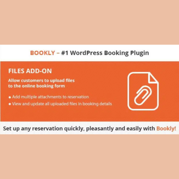 Bookly Files Add-on