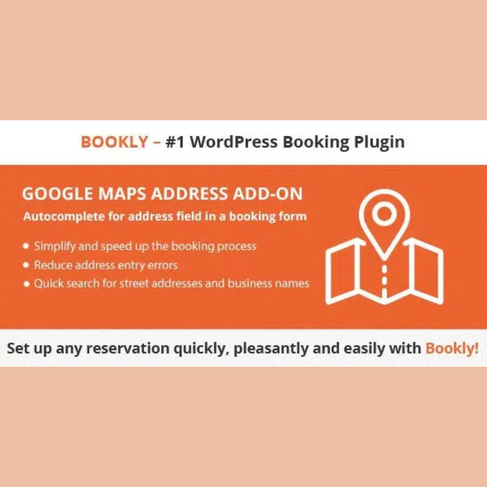 Bookly Google Maps Address Add-on Bookly Google Maps Address Add-on - Image 1