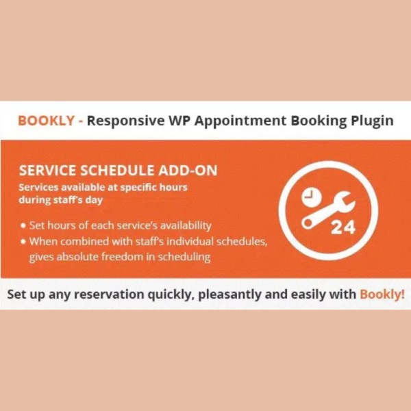 Bookly Service Schedule Add-on