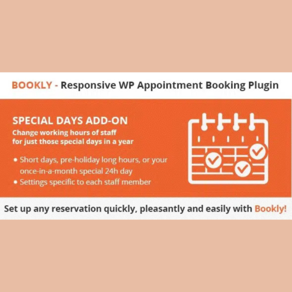 Bookly Special Days Add-on