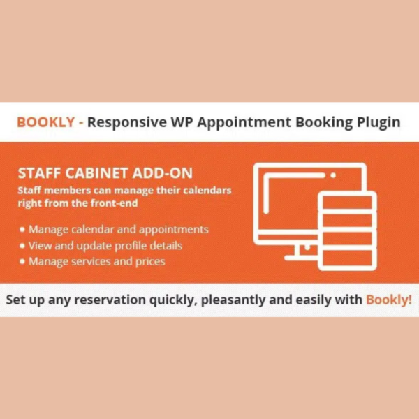 Bookly Staff Cabinet Add-on