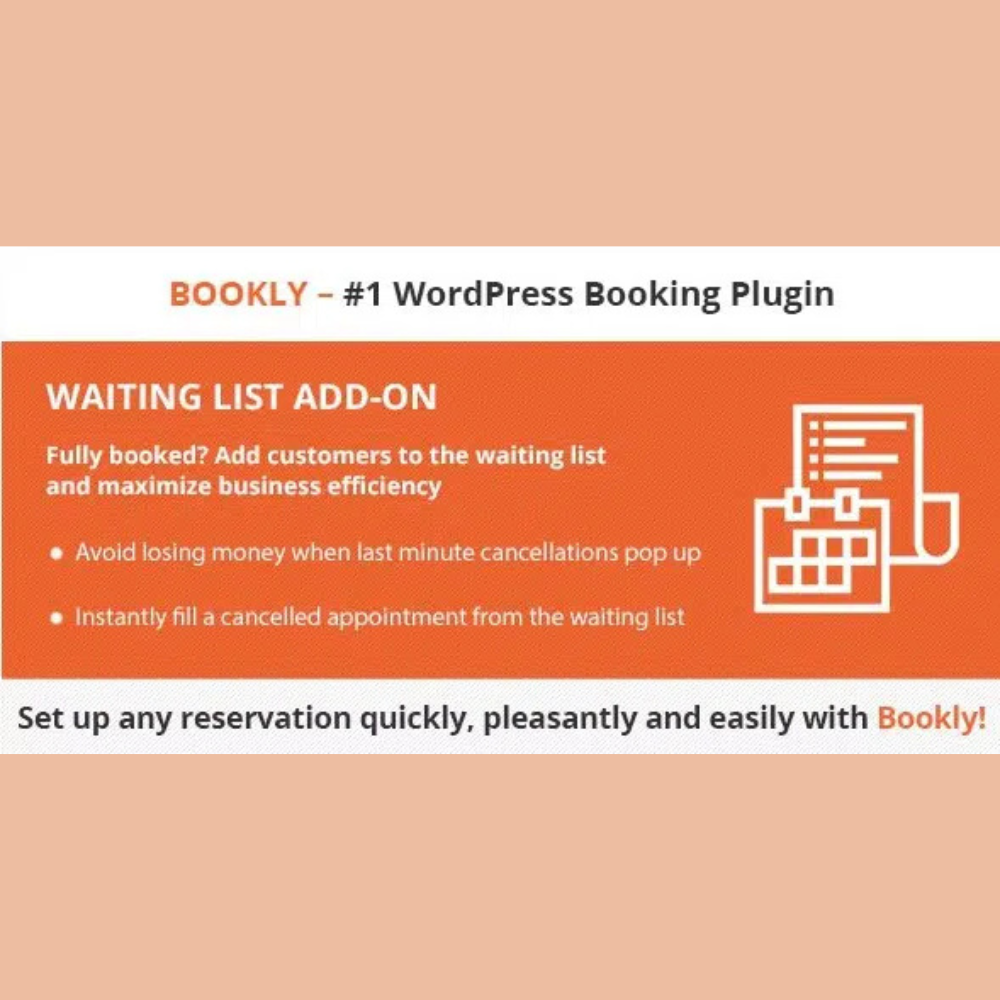 Bookly Waiting List Add-on Bookly Waiting List Add-on - Image 1