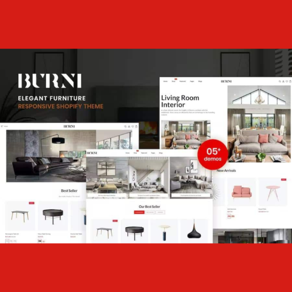Burni – Elegant Furniture Shop For Shopify