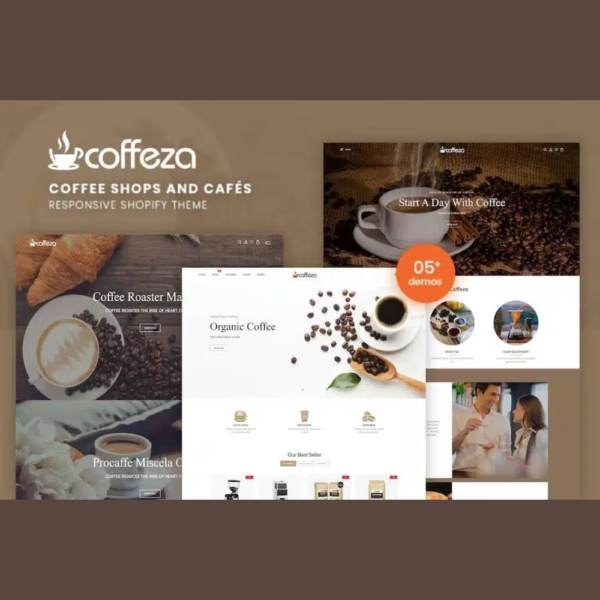 Coffeza – Coffee Shops and Cafés Responsive Shopify Theme