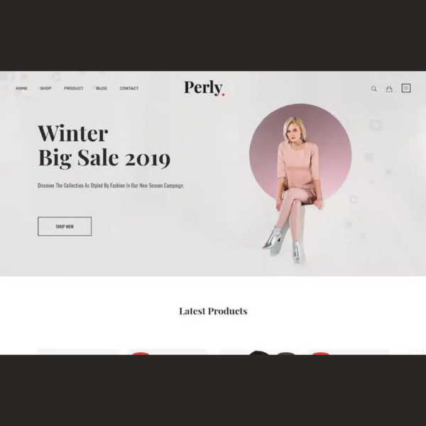Fashion Shopify Theme – Perly