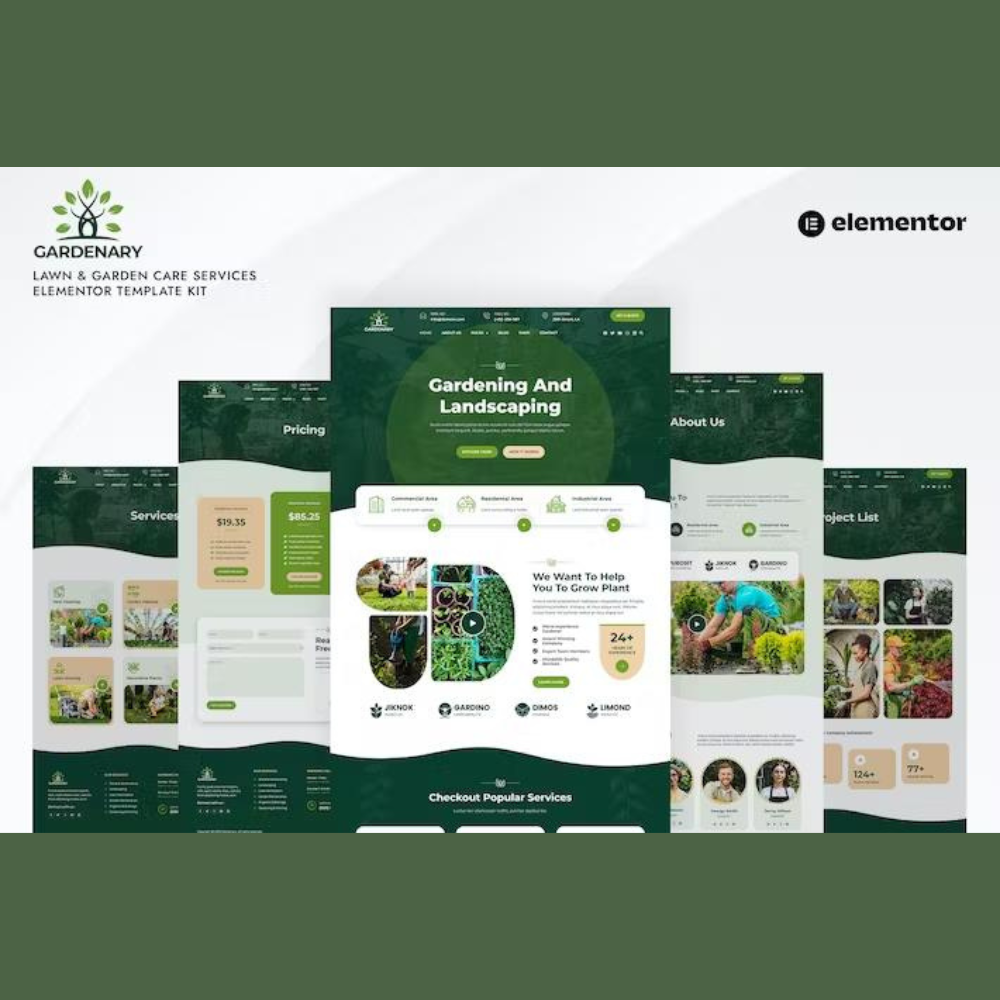Gardenary – Lawn Garden Care Services Elementor Template Kit Gardenary – Lawn Garden Care Services Elementor Template Kit - Image 1