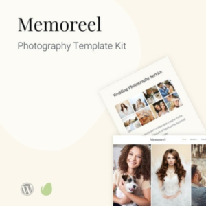 Memoreel - Photography Template Kit