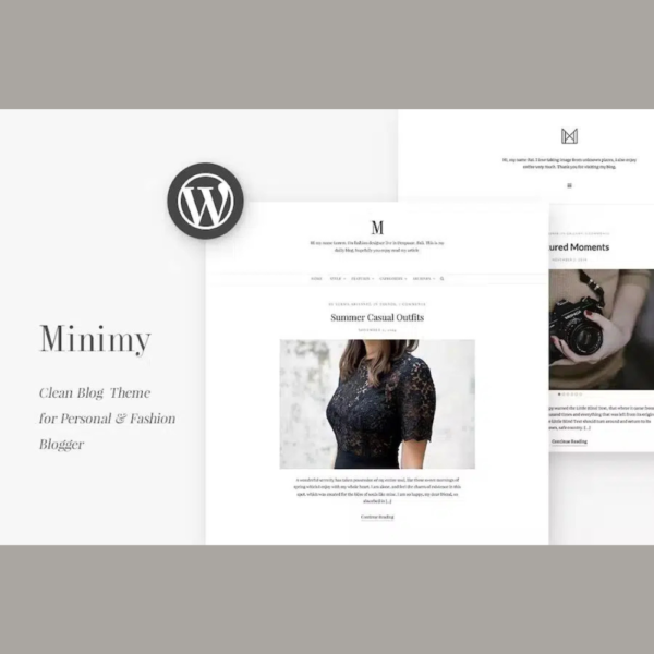 Minimy – Responsive Clean Personal & Fashion Blog