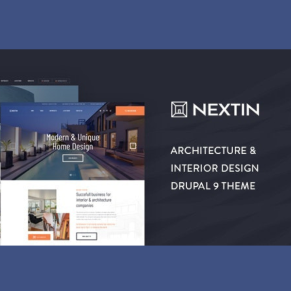 Nextin - Architecture & Interior Design Drupal 9 Theme