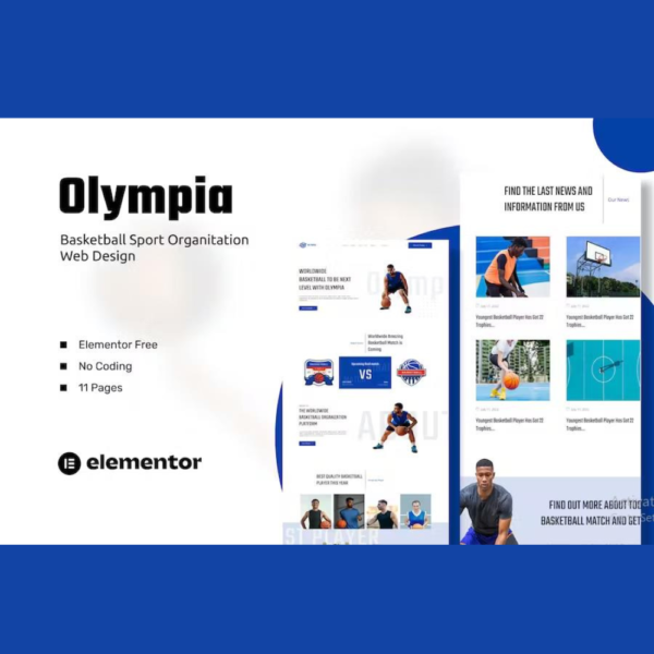 Olympia – Basketball Sport Organization Template Kits