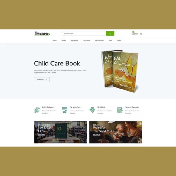 Shirley – Book Store Shopify Theme