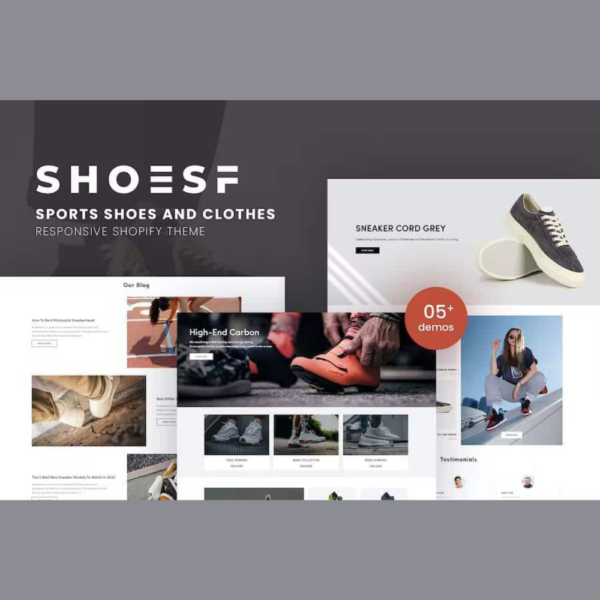 Shoesf – Running Sports Shoes Clothes Shopify Theme