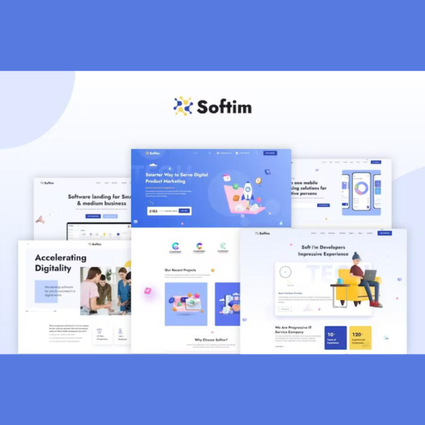 Softim – IT Solution Saas Startup HTML Template