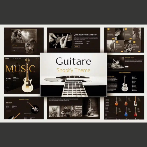 Guitare - Instruments, Music Store Shopify Theme