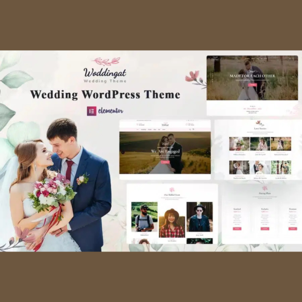 Woddingat – Wedding WordPress Theme