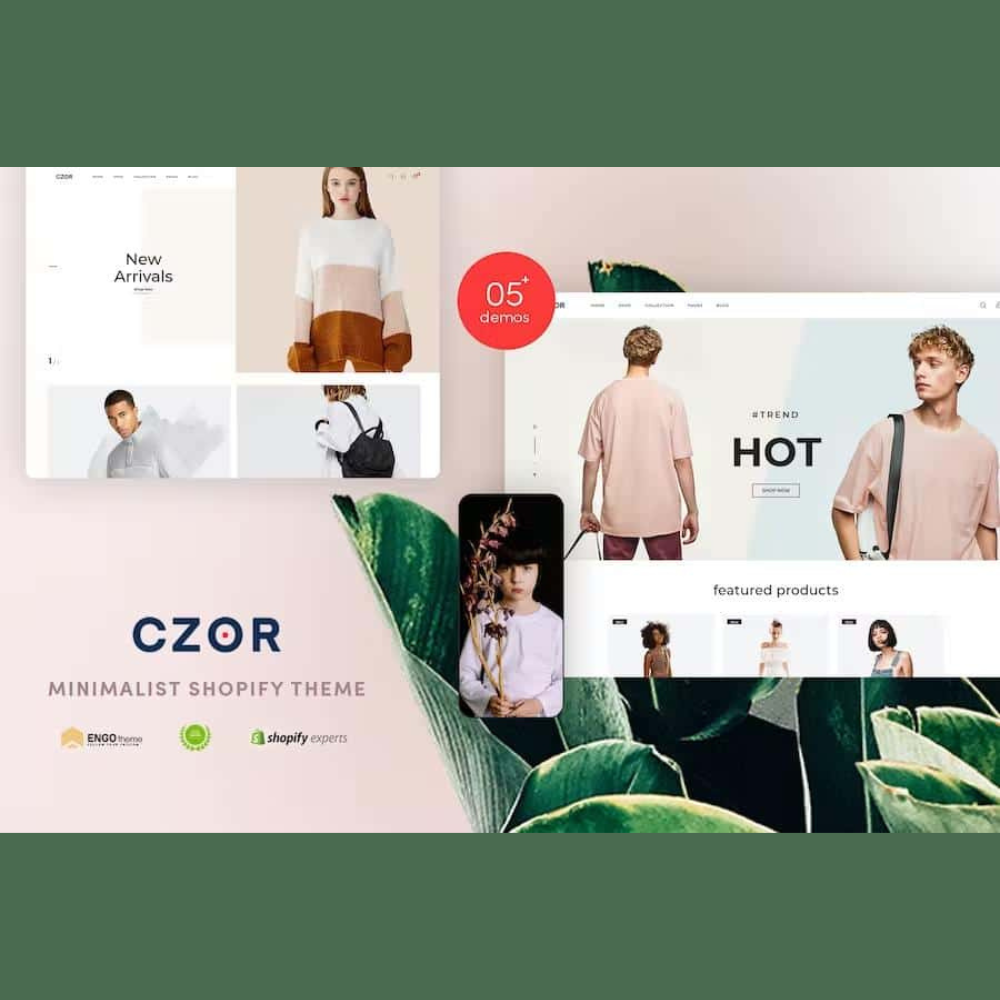 CZOR – Minimalist Shopify Theme CZOR – Minimalist Shopify Theme - Image 1