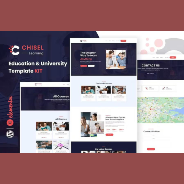Chisel – Education & University Elementor Template Kit
