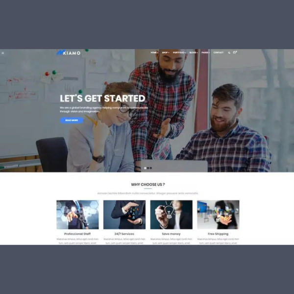 Enzio – Responsive Business WordPress Theme