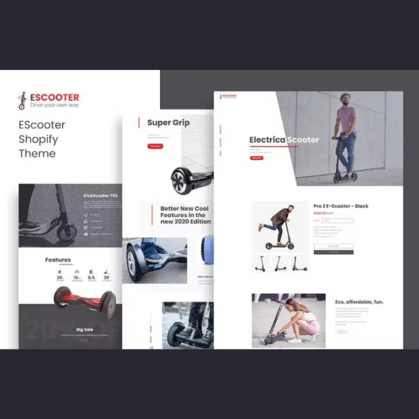 Escoot – Single Product Shopify Theme