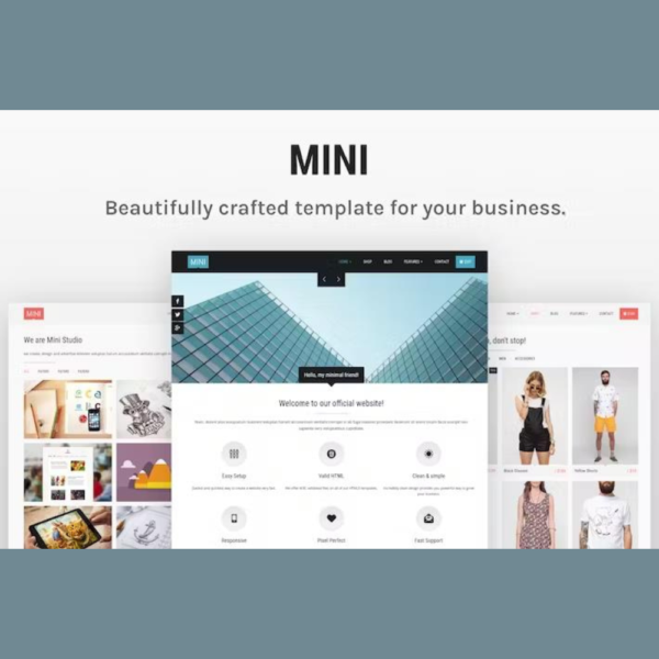Mini – Unique HTML5 Template
