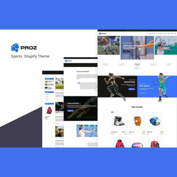 Proz – Sports Store Shopify Theme