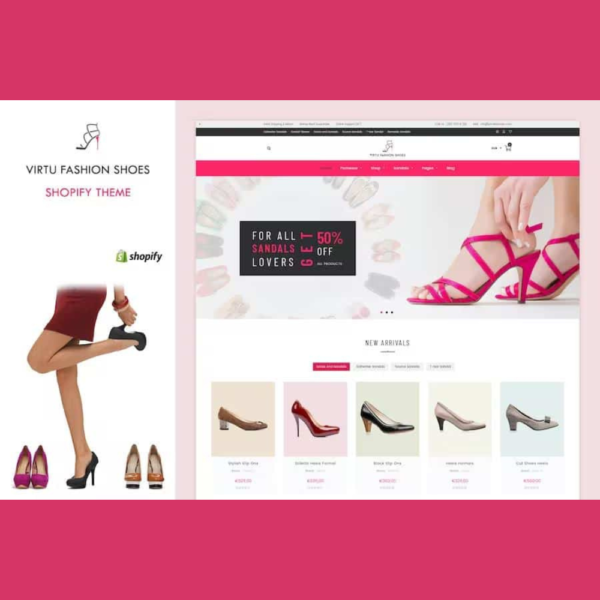 Virtu – Sandals, Shoes Store Shopify Theme